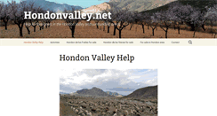 Desktop Screenshot of hondonvalley.net